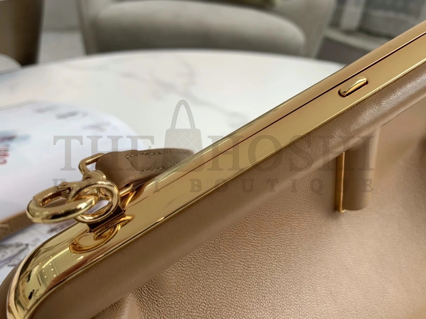 F**di First Small Bag In Light Brown Nappa Leather Master Quality