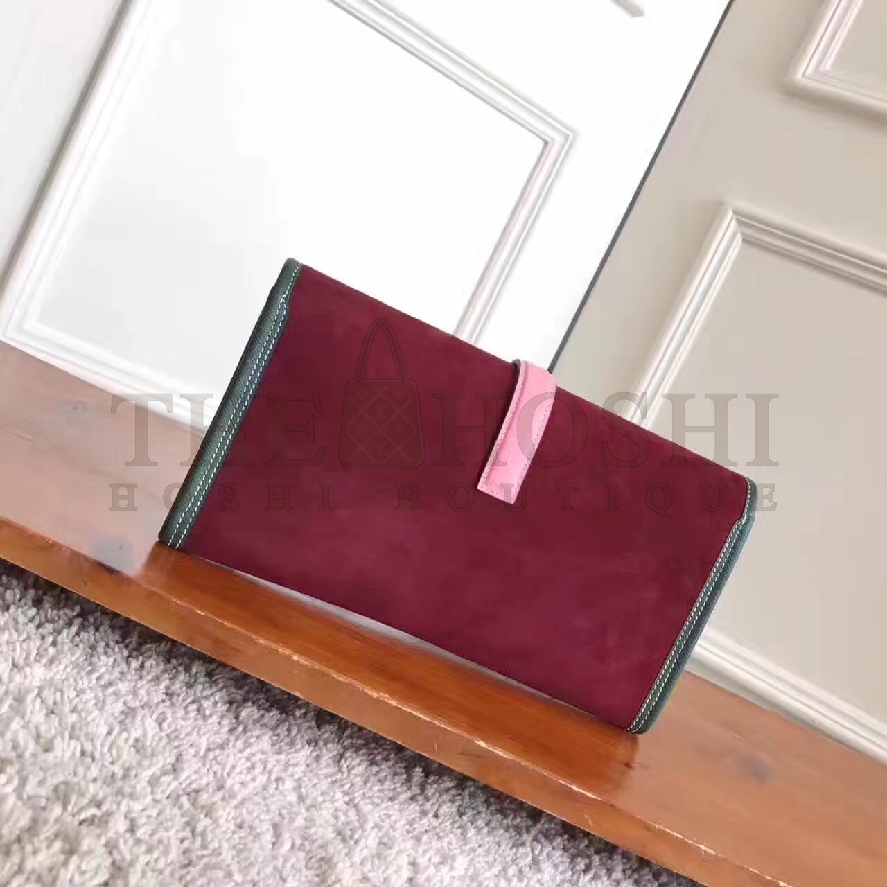 H**me5 Bordeaux Suede Jige Elan 29 Clutch Bag Master Quality