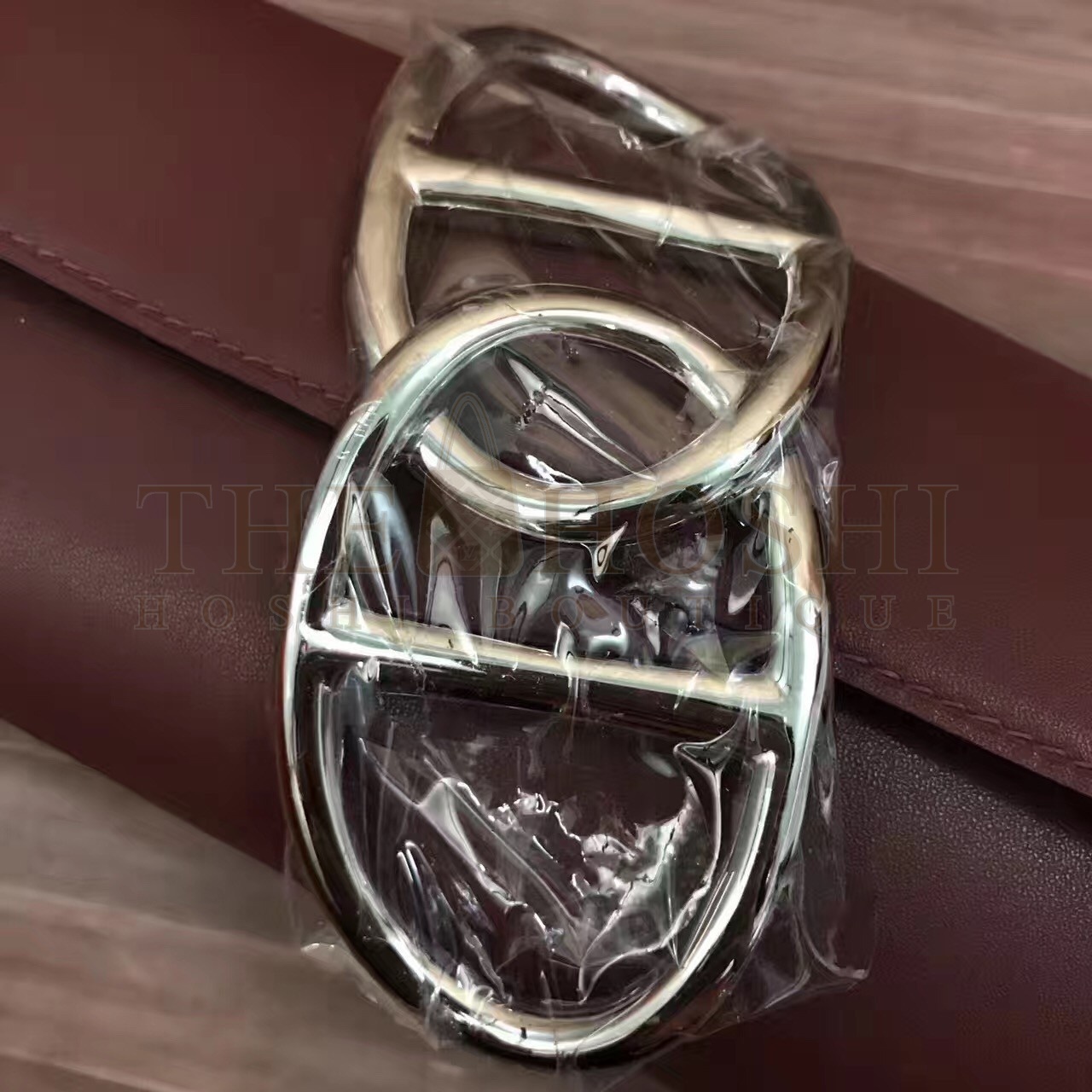 H**me5 Handmade Egee Clutch In Havane Swift Leather Master Quality