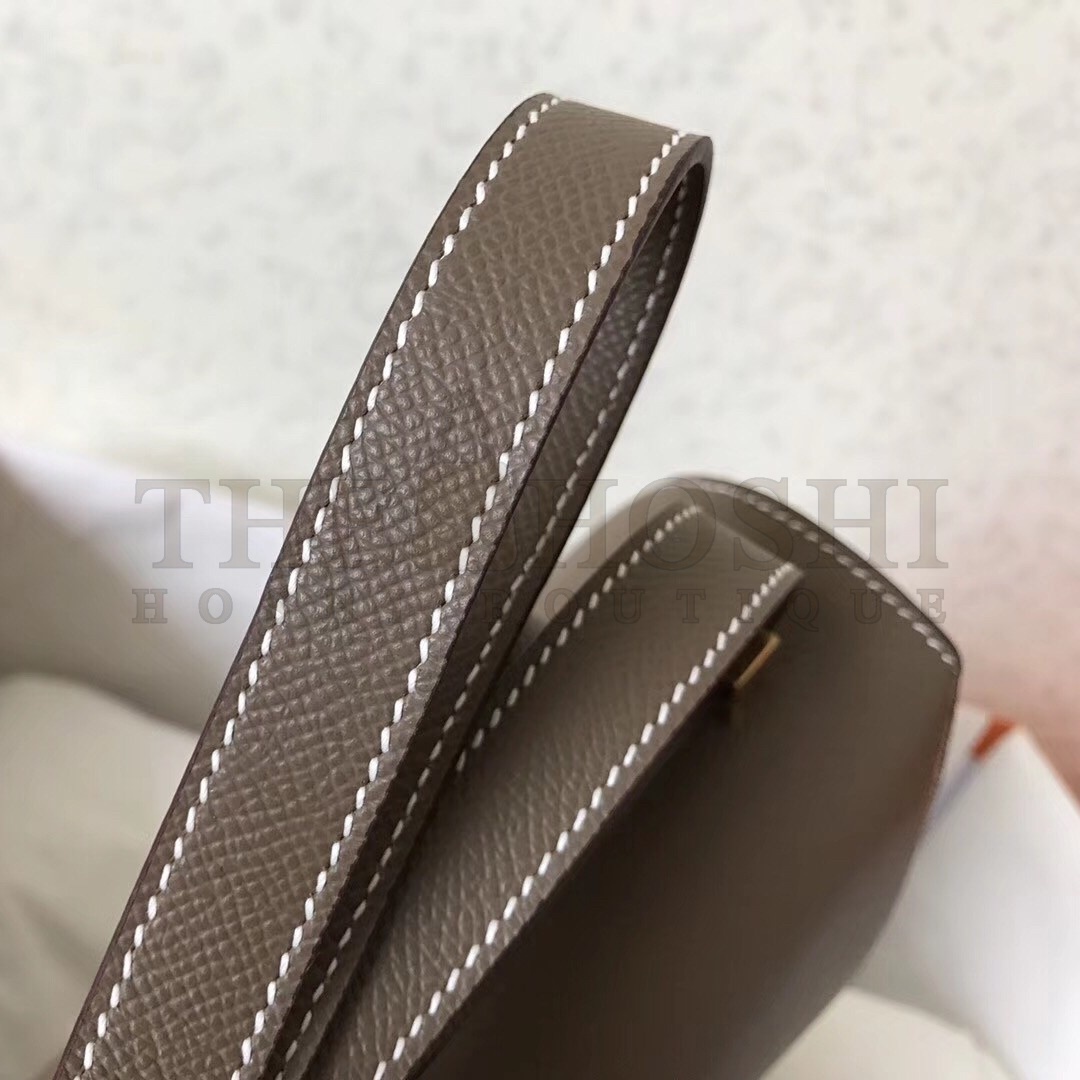 H**me5 Epsom Constance 24cm Taupe Handmade Bag Master Quality