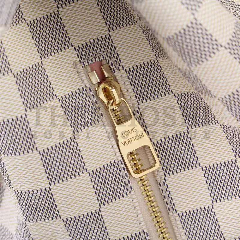 L0vis Vvtt0n LV Women Sperone Backpack in Damier Azur Canvas-Beige Master Quality