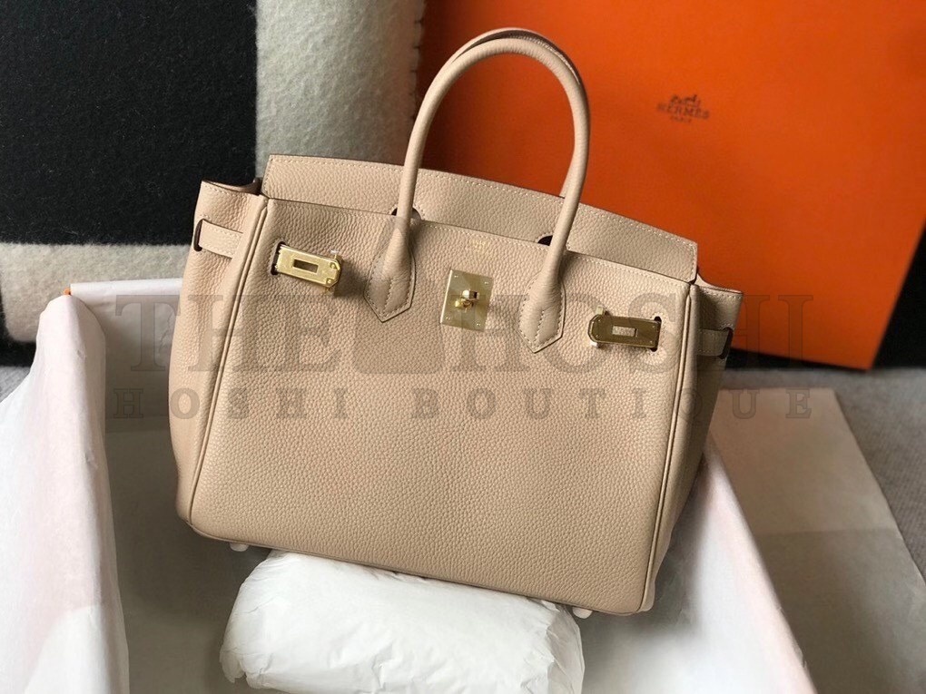 H**me5 Trench Clemence Birkin 30cm Bag GHW Master Quality