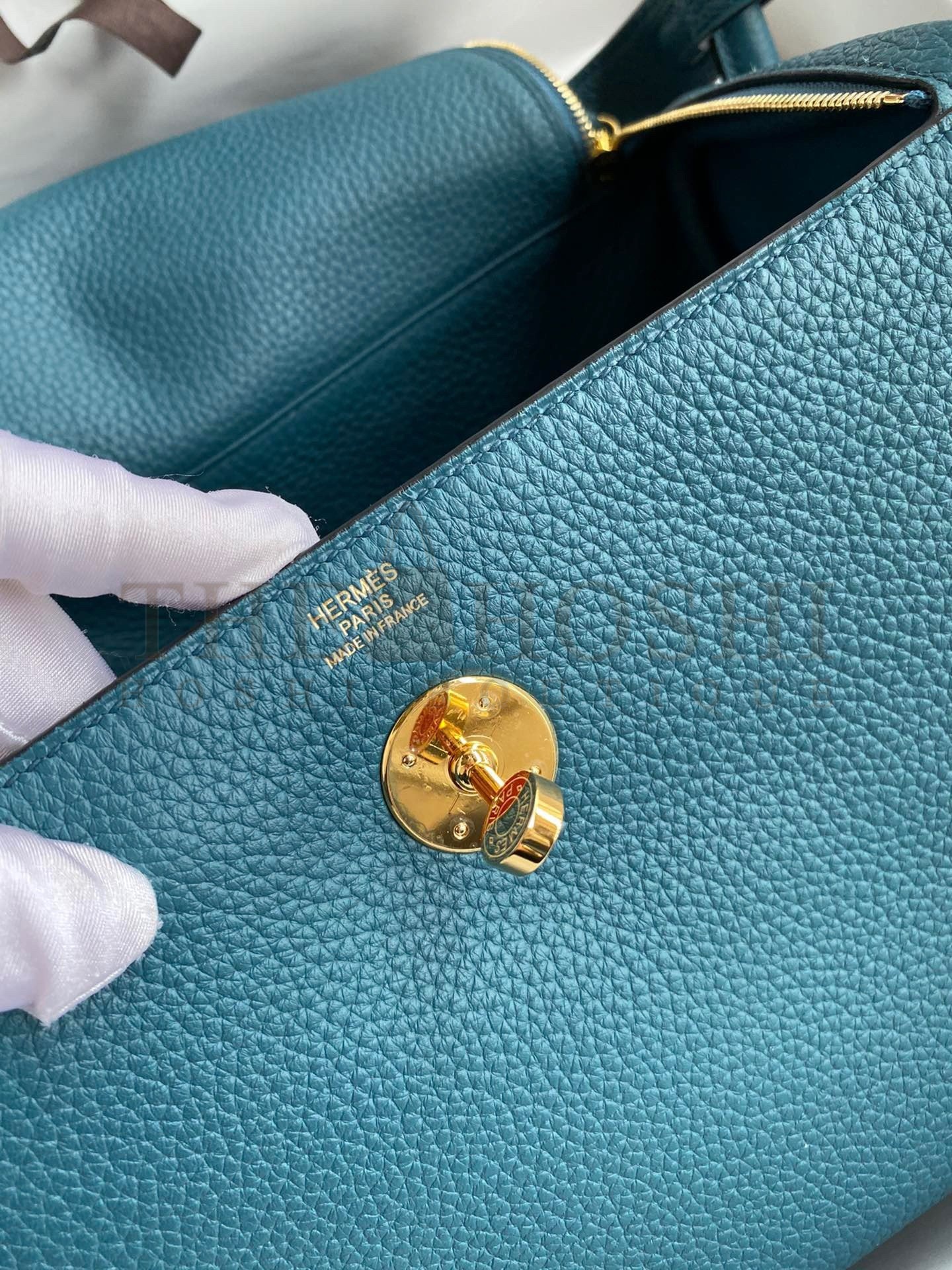 H**me5 Lindy 26 Handmade Bag In Vert Bosphore Clemence Leather Master Quality