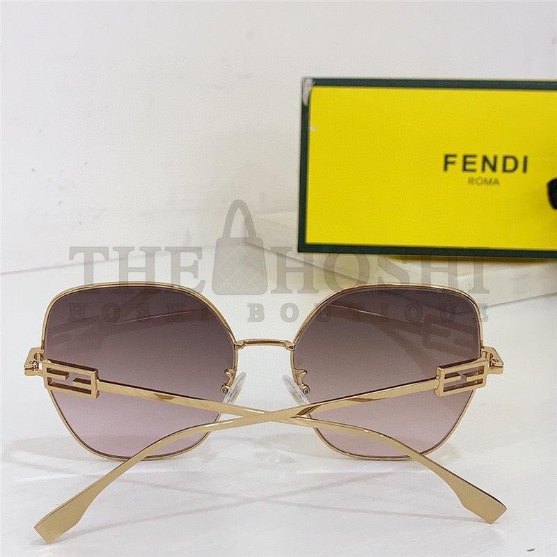 F**di Baguette Butterfly Ff-lens Metal FE40013U.e Sunglasses ✨ Master Quality