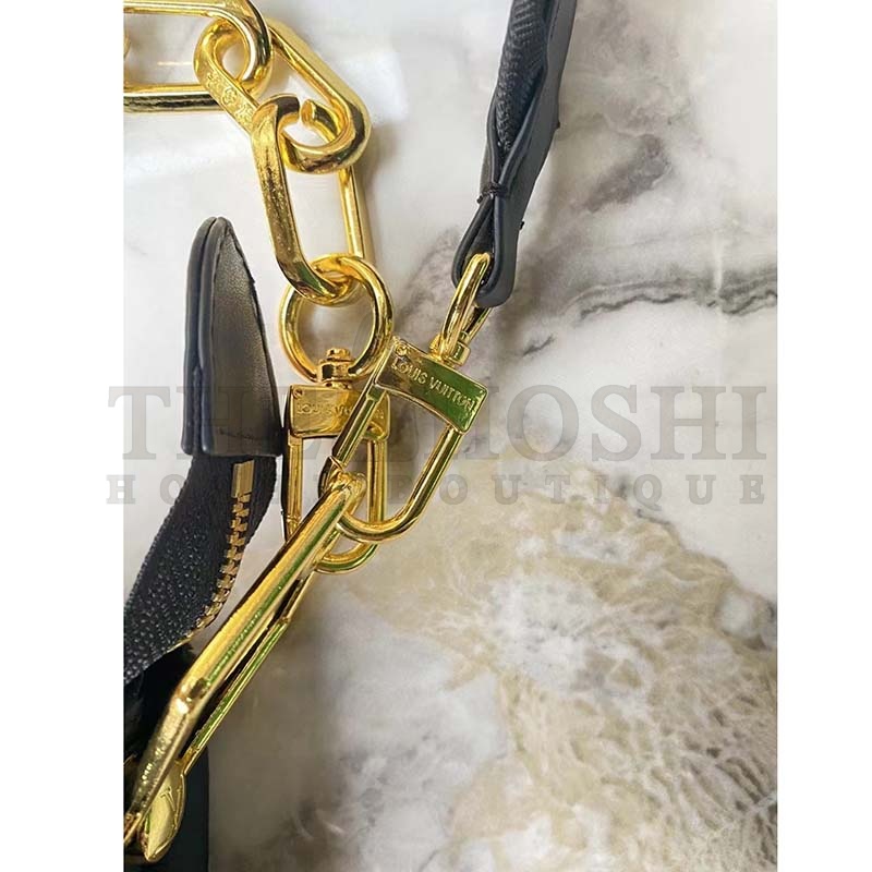 L0vis Vvtt0n LV Women Coussin MM Handbag Navy Blue Lambskin Leather Master Quality