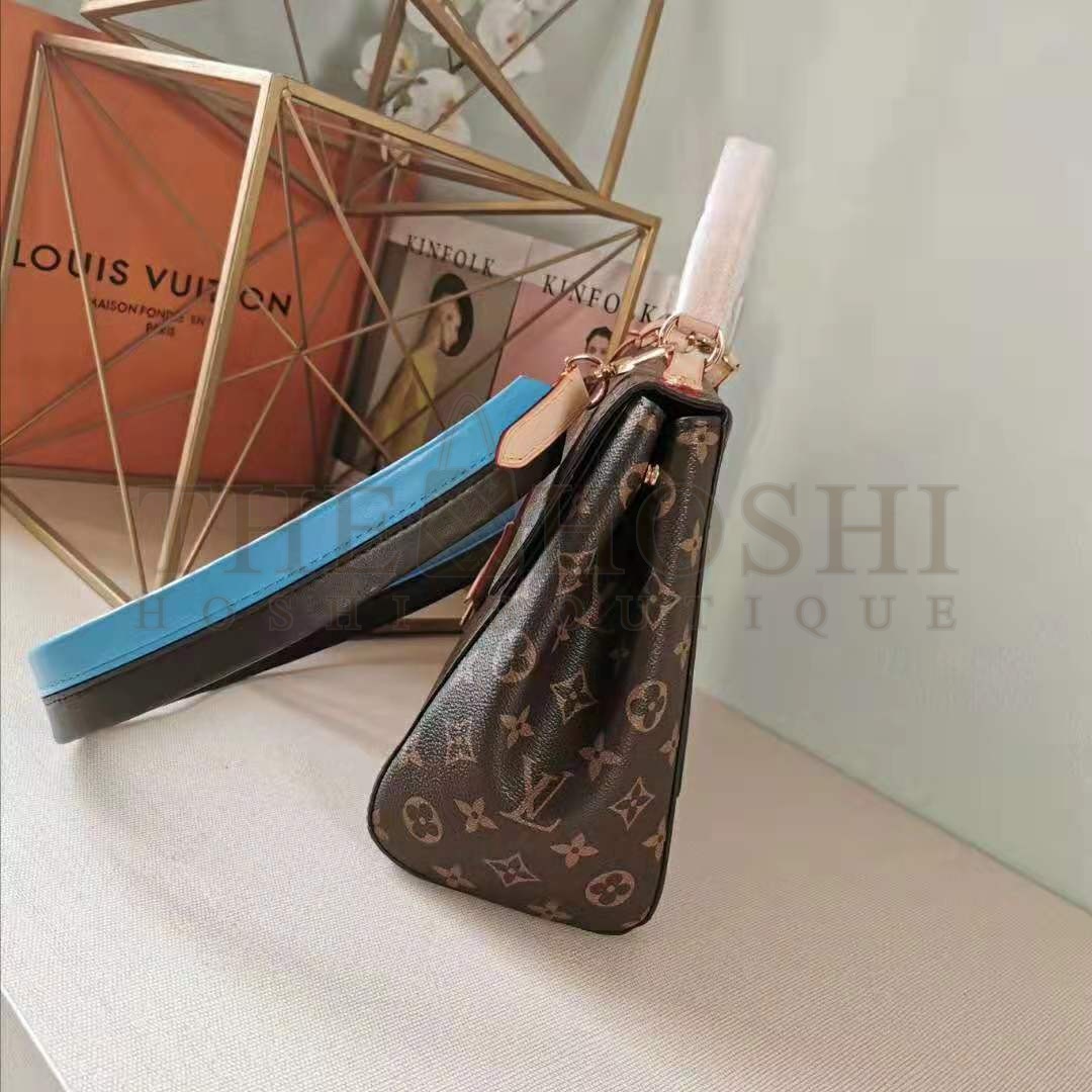 L0vis Vvtt0n LV Women Cluny MM Handbag in Monogram Canvas-Blue Master Quality