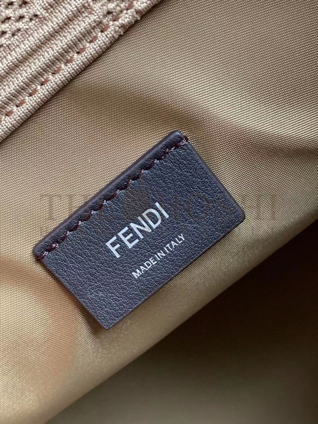 F**di Sunshine Medium Tote Bag In Beige FF Fabric Master Quality