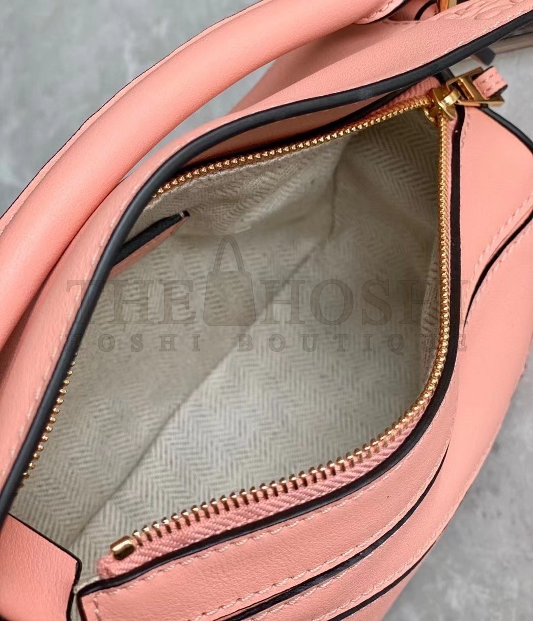 L0ew* Puzzle Mini Bag In Blossom Calfskin Leather Master Quality