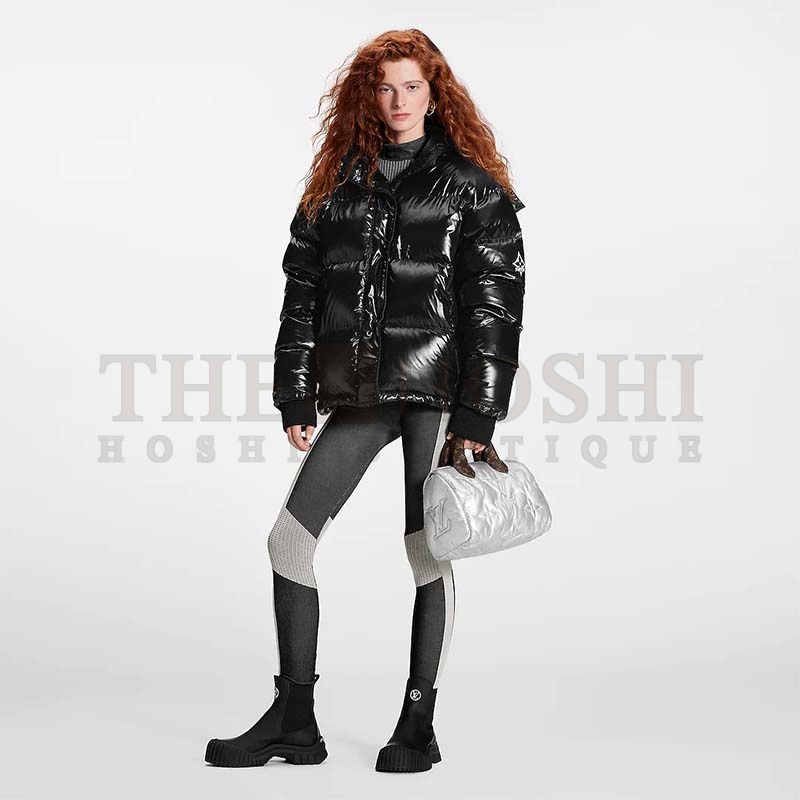 L0vis Vvtt0n Women Shoes LV Ruby Flat Ankle Boot Black Rubberized Calf Leather boots Master Quality