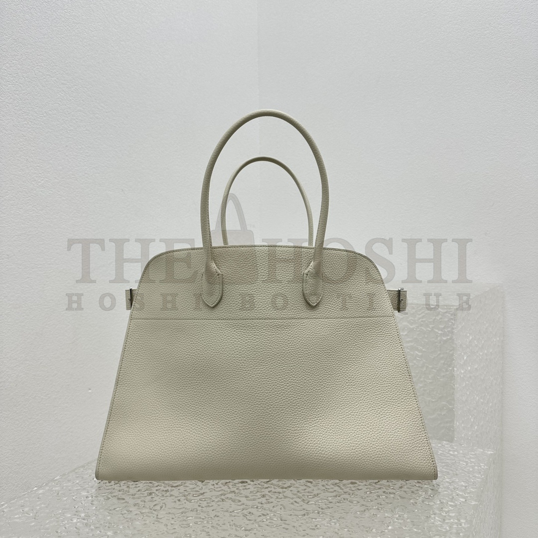 The R0w Margaux white Leather Handbag Set - Large, Medium, Small Master Quality