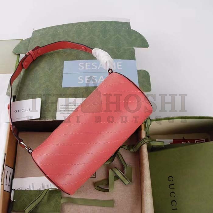 Gvc*1 Women GG Blondie Mini Shoulder Bag Round Interlocking G Pink Leather Master Quality