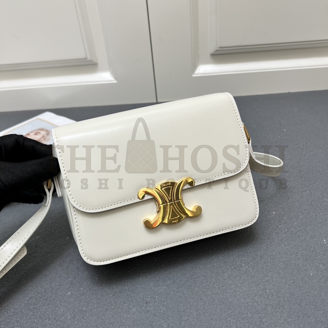 Ce1i*e Ce1i*e Triomphe Small Shoulder Bag White Master Quality