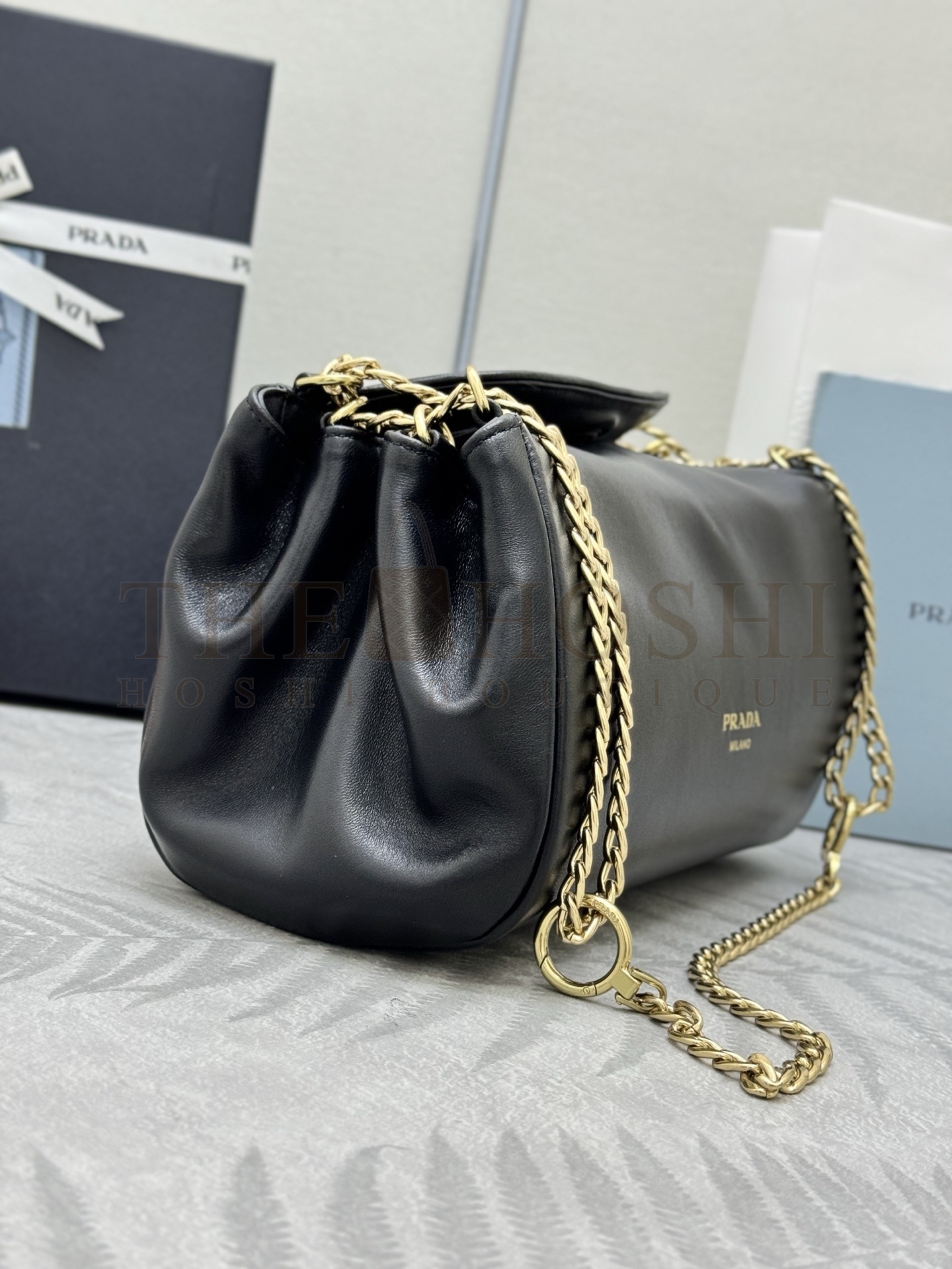 Pra*a Tumulte Shoulder Bag Lambskin Leather 24x13x13cm 1BD395 Master Quality