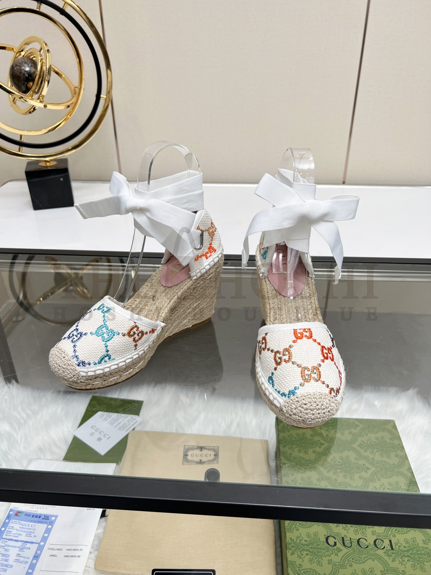 Gvc*1 GG Wedge Espadrille Sandals 35-42 P230233 Master Quality