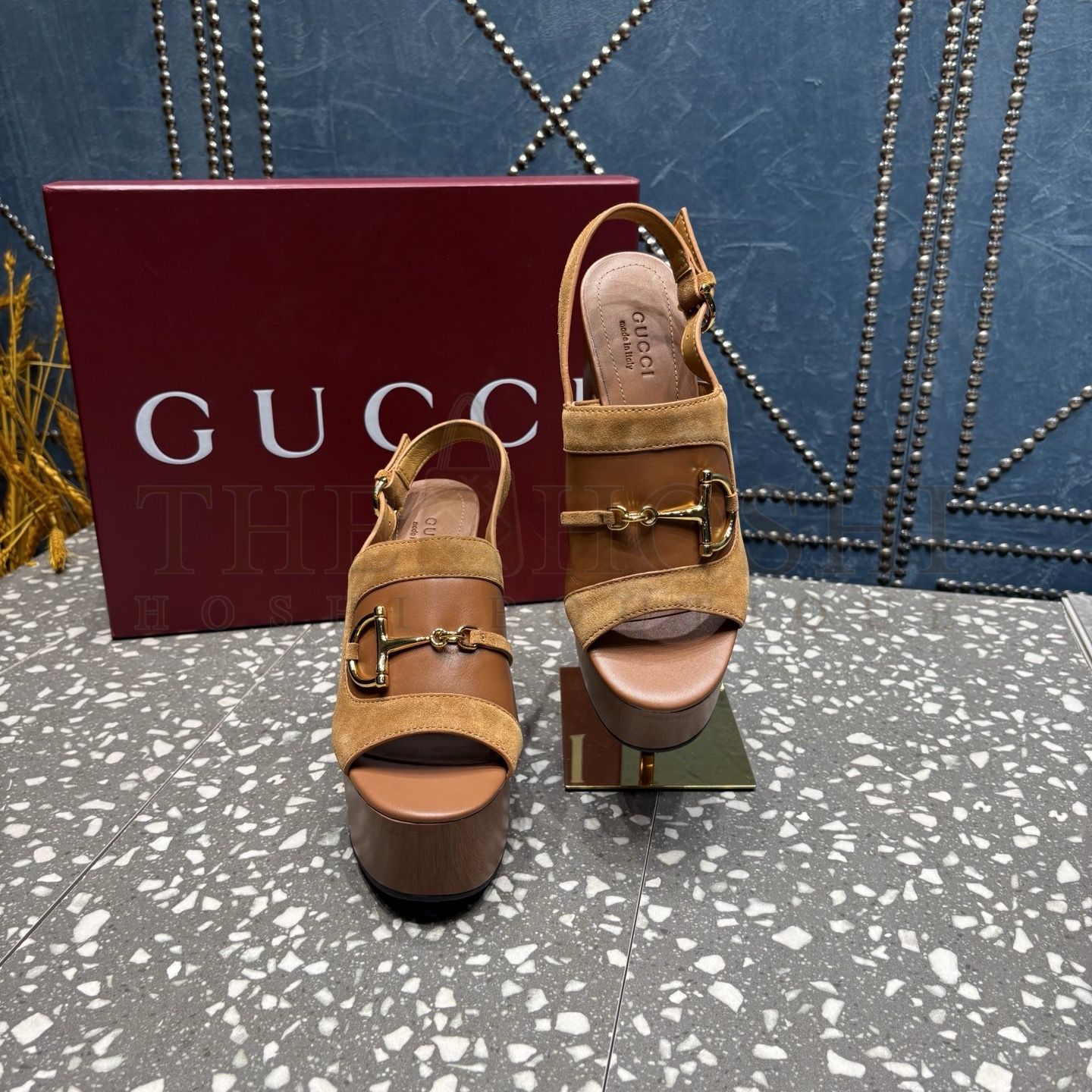 Gvc*1 GG Spring Summer 25 Platform Slide Sandals 35-41 Master Quality