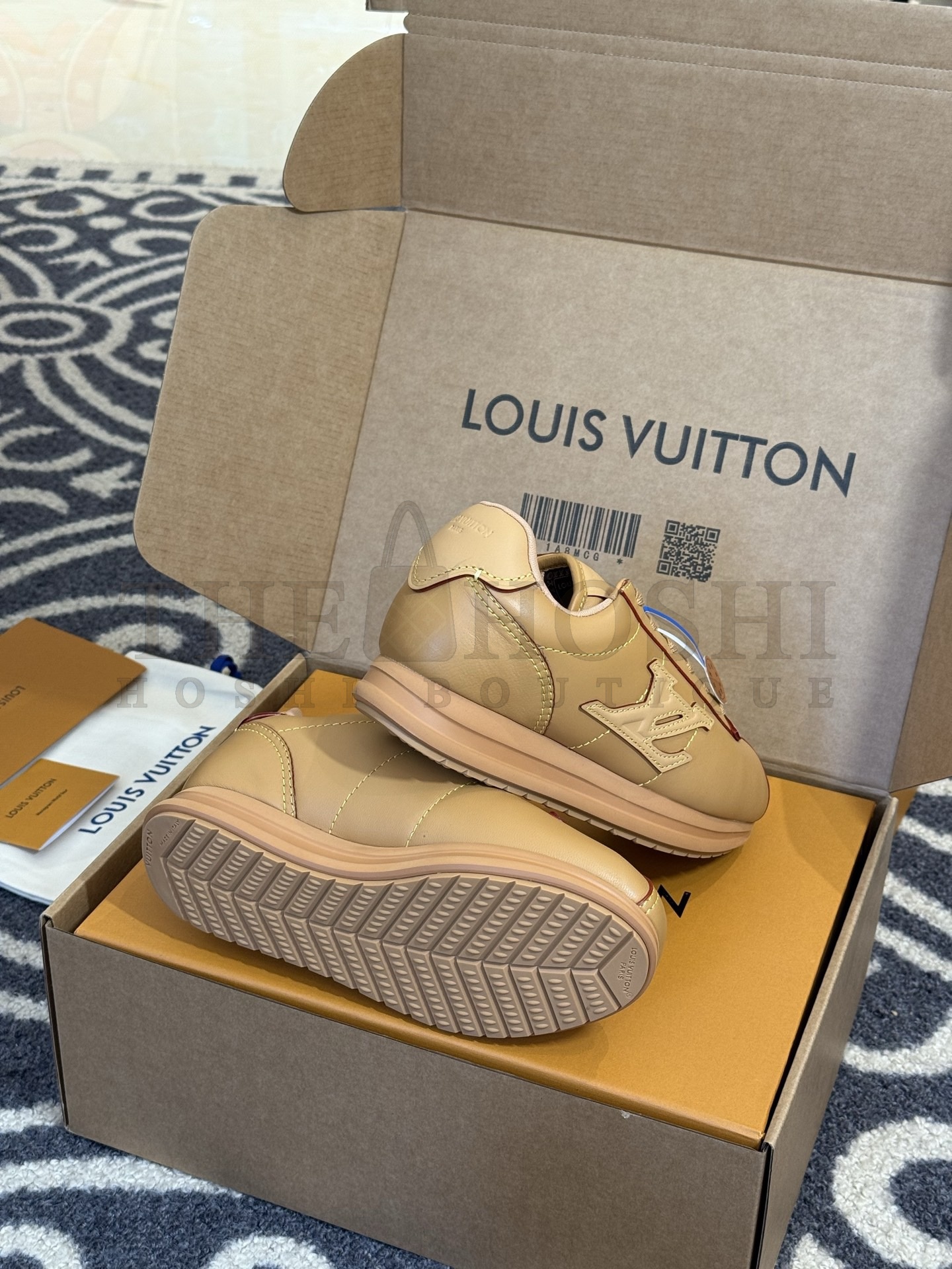L0vis Vvtt0n LV x Nigo Butterscotch FW25 Monogram Calfskin Sneakers 35-45 Master Quality