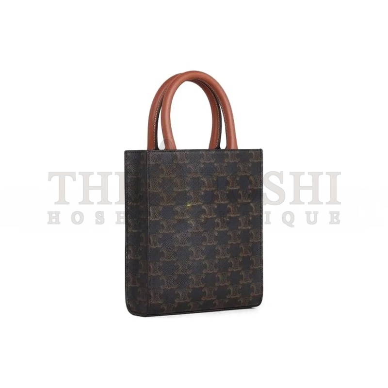 Ce1i*e MINI TOTE IN CABAS TRIOMPHEPRINTS AND LEATHER 194372CYB.04LU (21*17*4cm) Master Quality