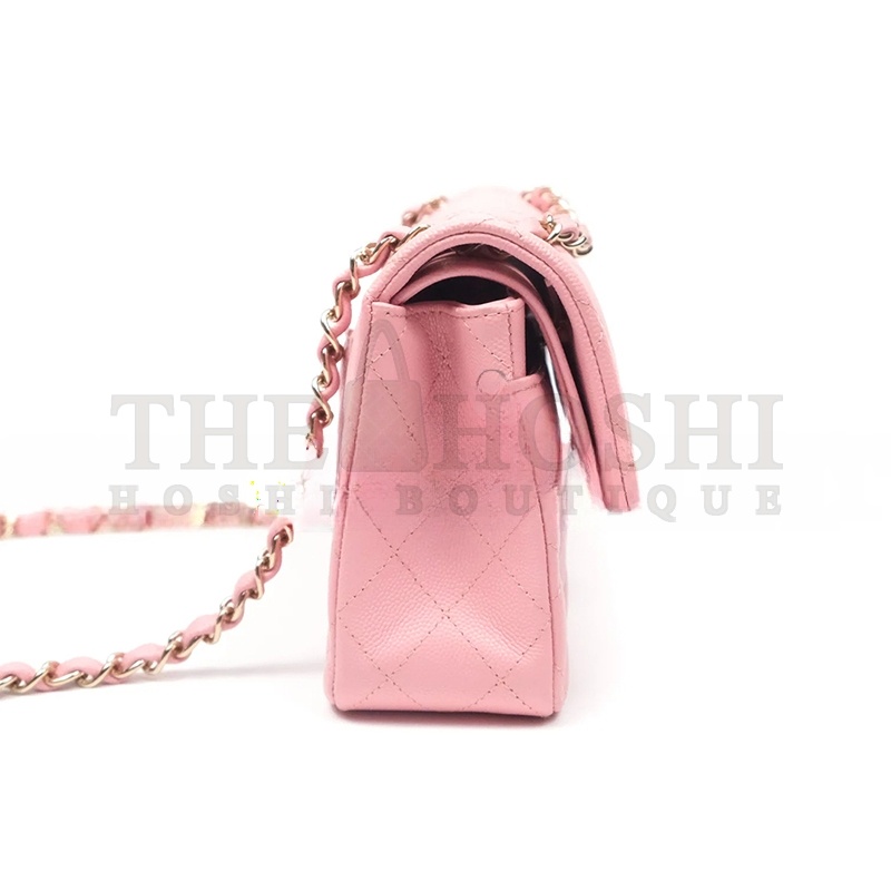 Ch**el CAVIAR QUILTED SMALL DOUBLE FLAP 1400535 (23*13*6cm) Master Quality