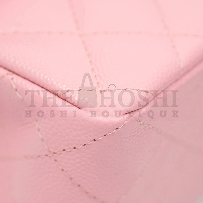 Ch**el CAVIAR QUILTED SMALL DOUBLE FLAP 1400535 (23*13*6cm) Master Quality