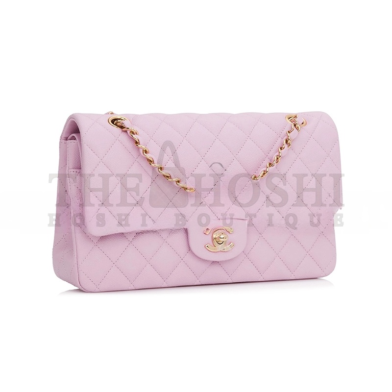 Ch**el CAVIAR QUILTED MEDIUM DOUBLE FLAP 1051142 (25*15*7cm) Master Quality