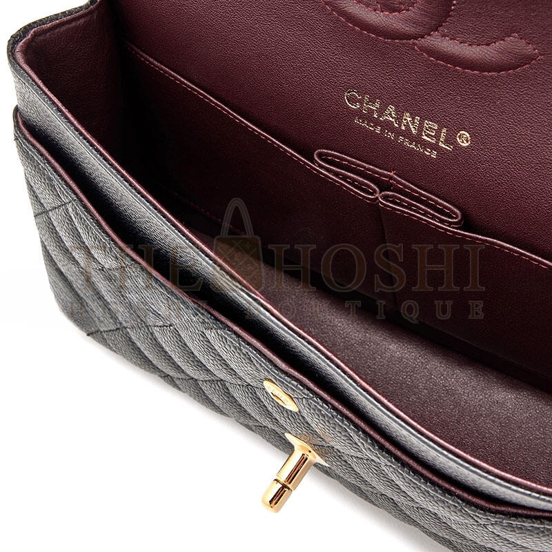 Ch**el CAVIAR QUILTED MEDIUM CLASSIC FLAP 1362014 (25*15*7cm) Master Quality
