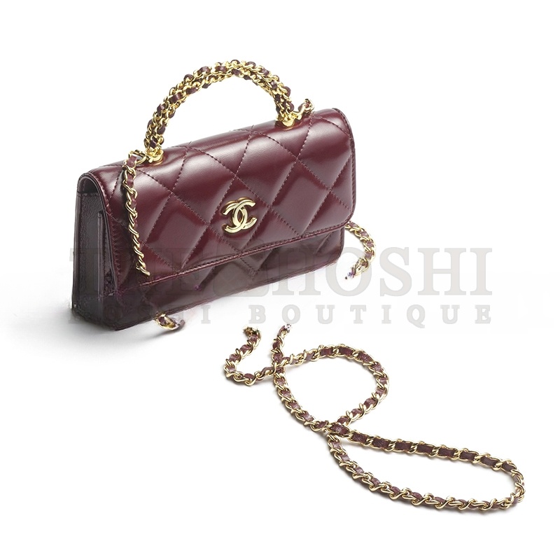 Ch**el CLUTCH WITH CHAIN AP4167 (18*10*4.5cm) Master Quality