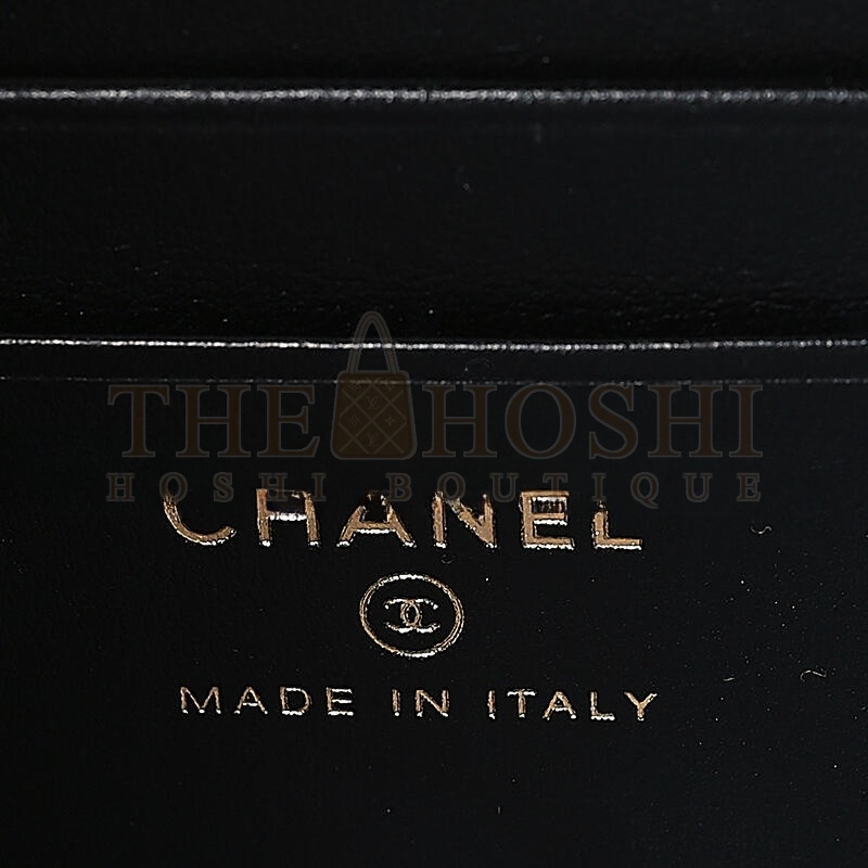 Ch**el CC FILIGREE VANITY CLUTCH WITH CHAIN BLACK A84452 (14*10*6cm) Master Quality