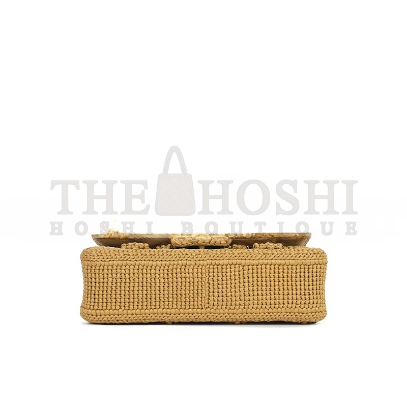 Ch**el SEASONAL RAFFIA FLAP AS4529 (22.5*13.5*7cm) Master Quality