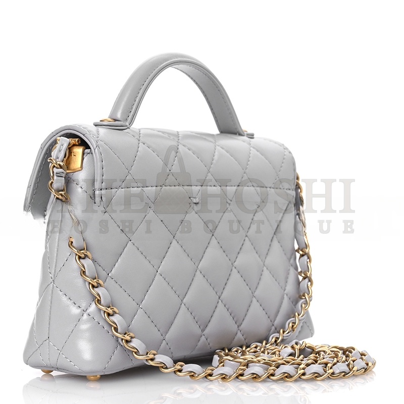 Ch**el KELLY BAG WITH TOP HANDLE AS5355 (22*11.5*6cm) Master Quality