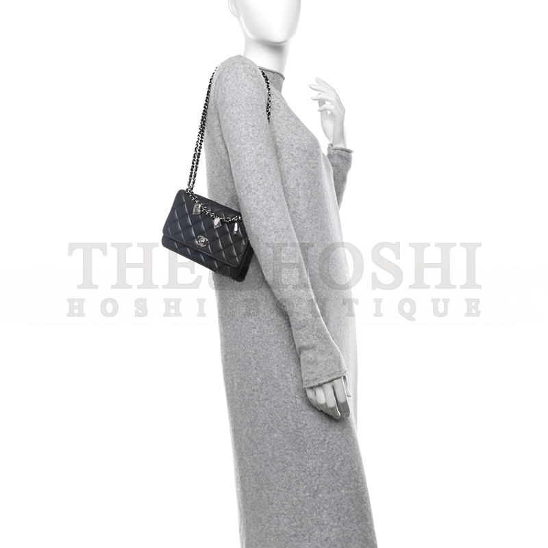 Ch**el WALLET ON CHAIN WITH CHARMS AP4537 (19*12*3.5cm) Master Quality