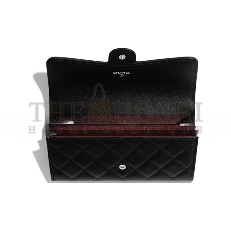 Ch**el CLASSIC LONG FLAP WALLET AP0241 Y01480 C3906 (19.5*10.5*3cm) Master Quality