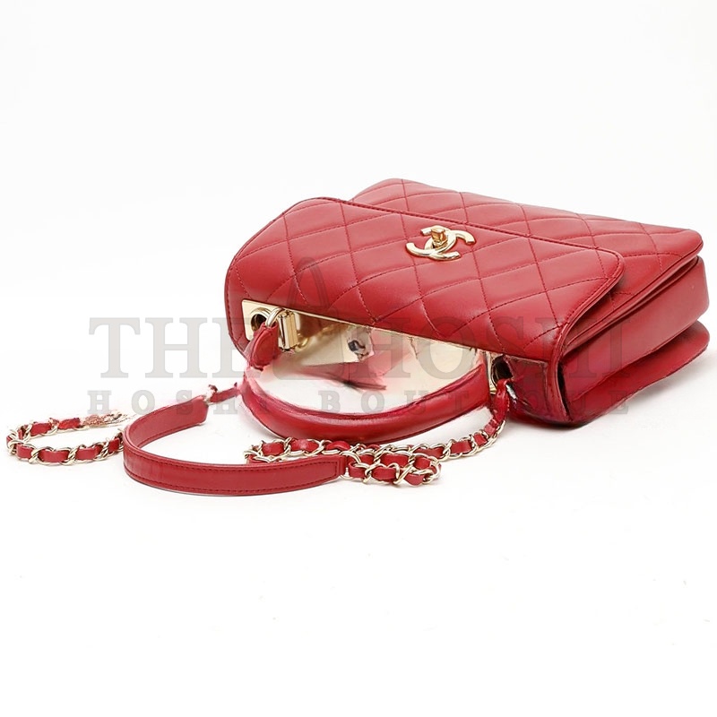 Ch**el TRENDY MEDIUM TOP HANDLE BAG AS92236 (25*17*7cm) Master Quality