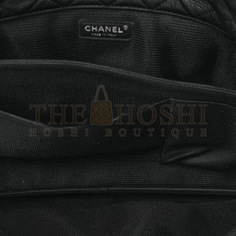 Ch**el XXL TRAVEL FLAP BAG BLACK 1065327 (45*28*15cm) Master Quality