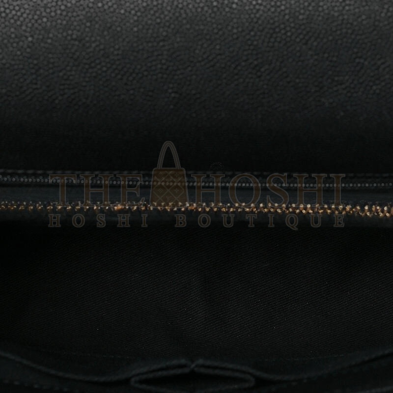 Ch**el CAVIAR LIZARD EMBOSSED QUILTED SMALL COCO HANDLE FLAP 1150942 (29*18*12cm) Master Quality