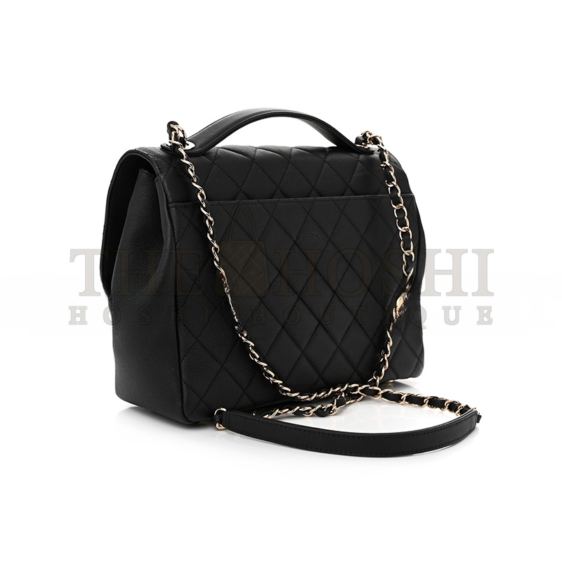 Ch**el CAVIAR QUILTED LARGE BUSINESS AFFINITY FLAP 1633880 (27*20*12cm) Master Quality