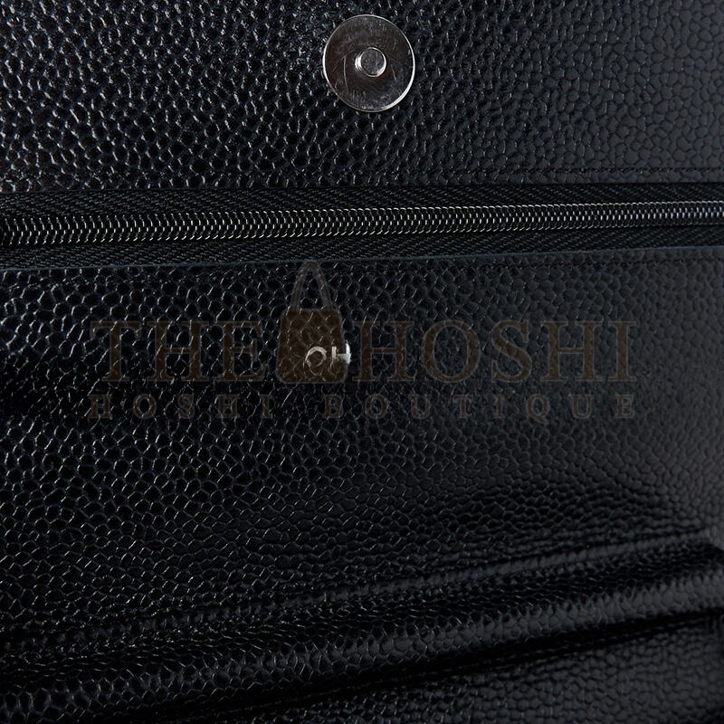 Ch**el CAVIAR QUILTED WALLET ON CHAIN WOC 1549553 (20*12*3cm) Master Quality