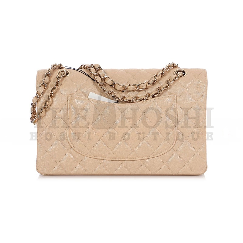Ch**el CAVIAR QUILTED MEDIUM CLASSIC DOUBLE FLAP 1420102 (25*15*7cm) Master Quality