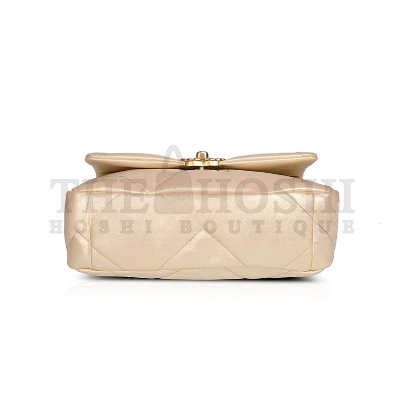 Ch**el IRIDESCENT MEDIUM 19 FLAP 1382980 (25*16*9cm) Master Quality