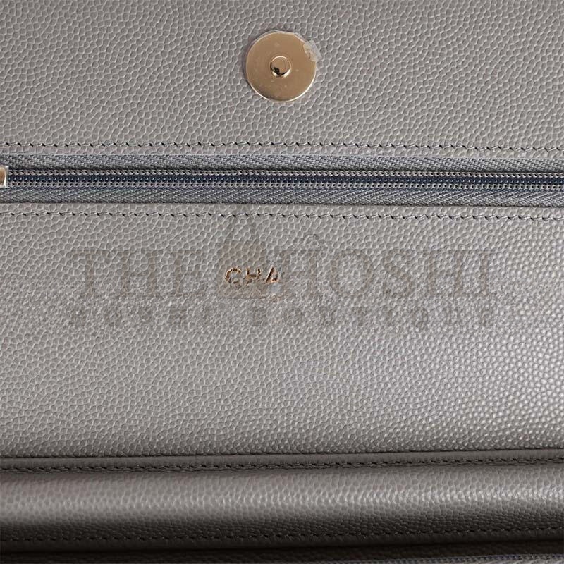 Ch**el CAVIAR QUILTED WALLET ON CHAIN WOC 1803779 (19*13*4cm) Master Quality