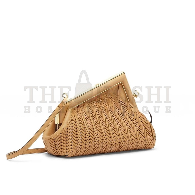 F**di FIRST SMALL BAG FEN9T776BRW (26*18*9.5cm) Master Quality