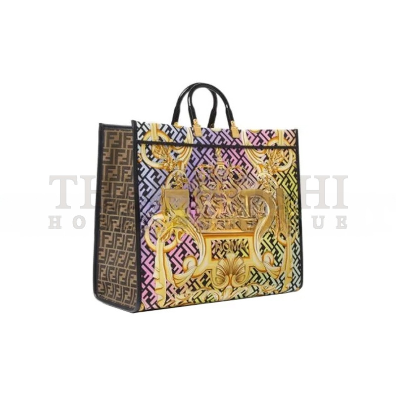F**di FENDACE SUNSHINE LARGE TOTE BAG 10066641A046345B67F (48*41*20cm) Master Quality
