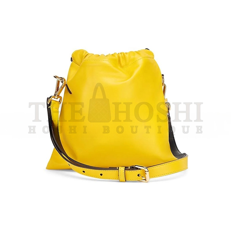 F**di SOFT NAPPA LOGO SMALL DRAWSTRING POUCH BAG 7VA510ADM9F0V3C (24*23*2cm) Master Quality