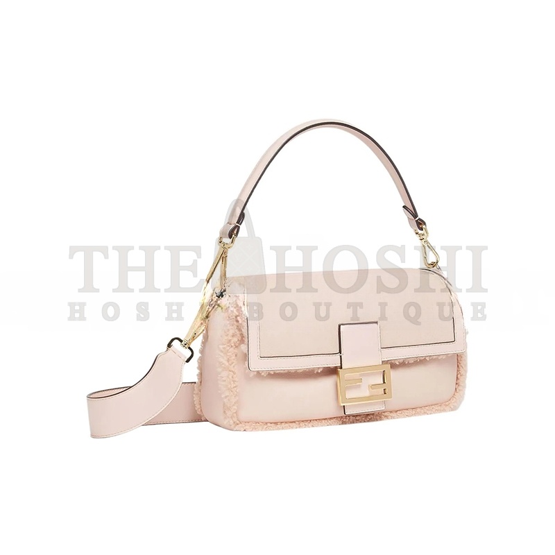 F**di LAMBSKIN SHEARLING BAGUETTE SOAP 8BR600ALMRF136T (28*14*8cm) Master Quality