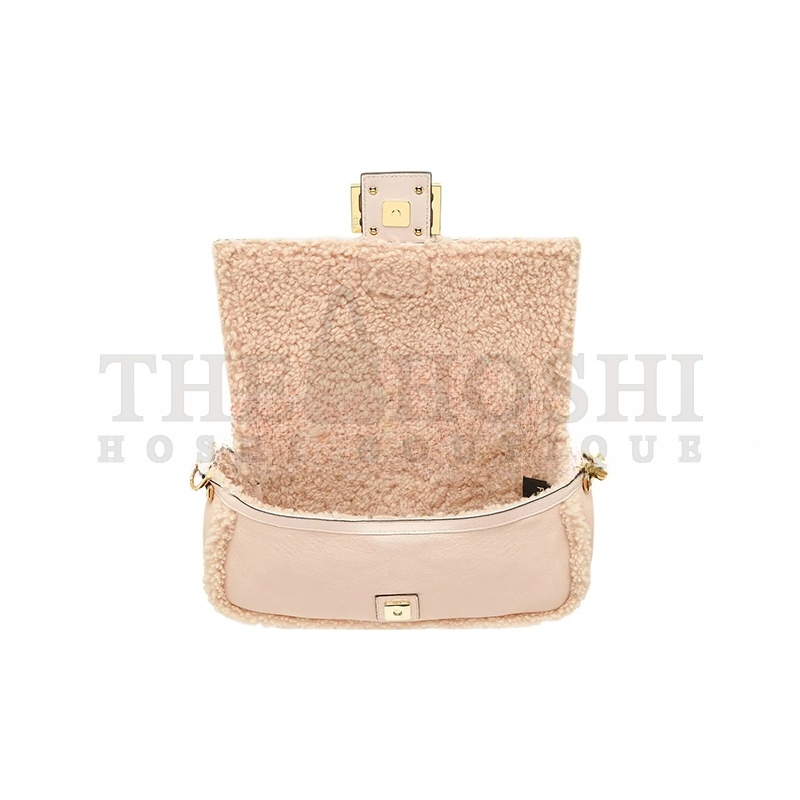 F**di LAMBSKIN SHEARLING BAGUETTE SOAP 8BR600ALMRF136T (28*14*8cm) Master Quality