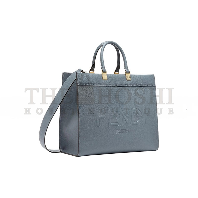 F**di SUNSHINE MEDIUM LEATHER BLUE 8BH414AS79F1PPT (35*31*17cm) Master Quality