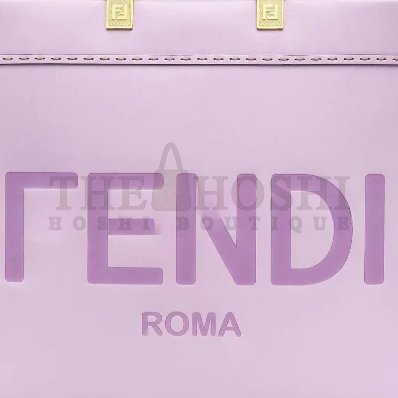 F**di SUNSHINE MEDIUM LEATHER TOTE IN PURPLE 8BH386ABVLF1HOV (35*31*17cm) Master Quality