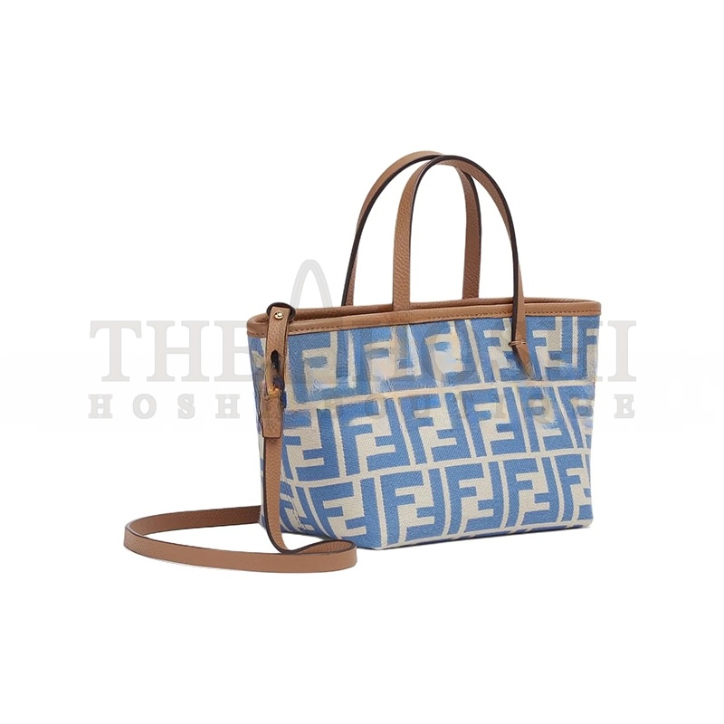 F**di ROLL FF JACQUARD MINI TOTE BAG 8BS09ANWTF1NPY (18*14*12cm) Master Quality