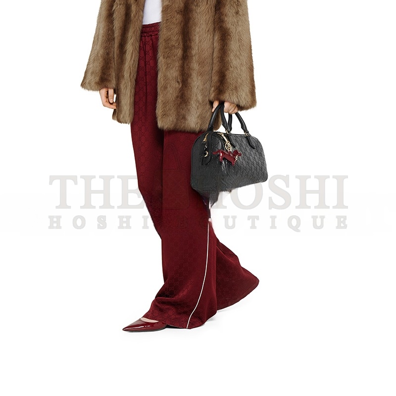 Gvc*1 GG EMBLEM MEDIUM BOSTON BAG 848886 (25*16*14cm) Master Quality