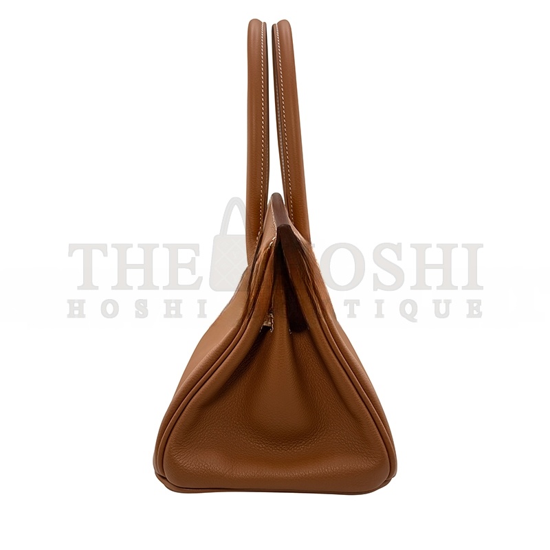 H**me5 GOLD EVERCOLOR SHOULDER BIRKIN 29 PALLADIUM HARDWARE 382465 (29*16*3cm) Master Quality