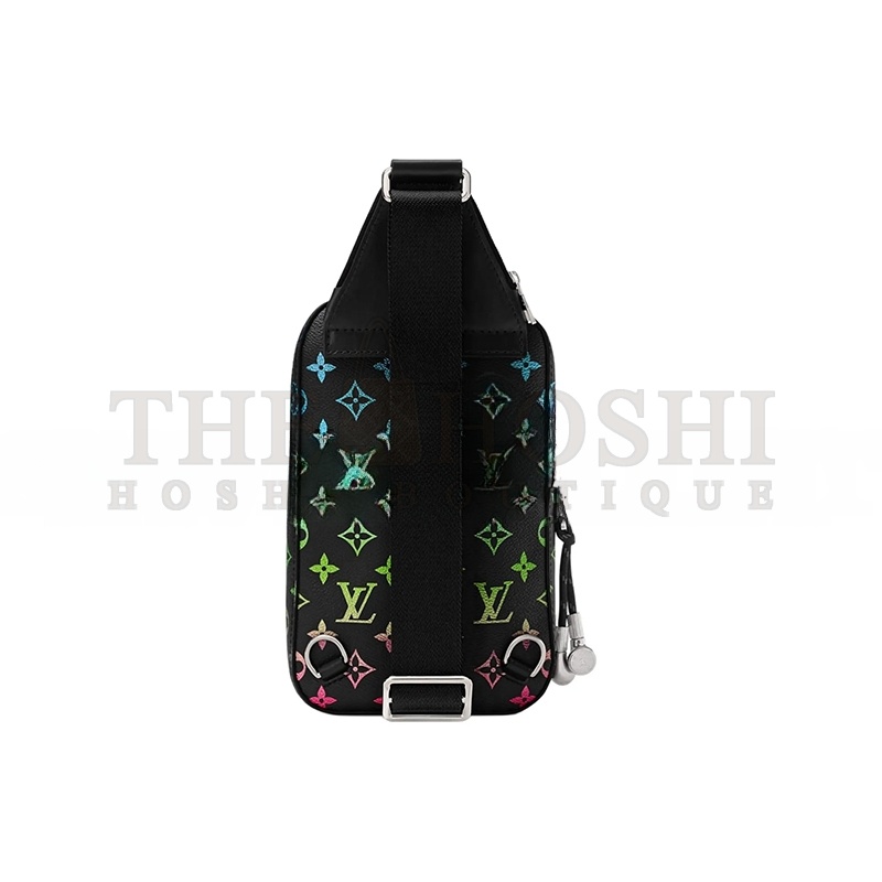 L0vis Vvtt0n PORTE CARTES COLOR GRADIENT PRINT CROSSBODY BAG M13963 (19*12*7cm) Master Quality